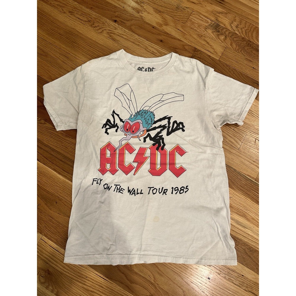 AC DC Tee Shirt Mens XL FLY ON THE‎ WALL 1986 TOUR